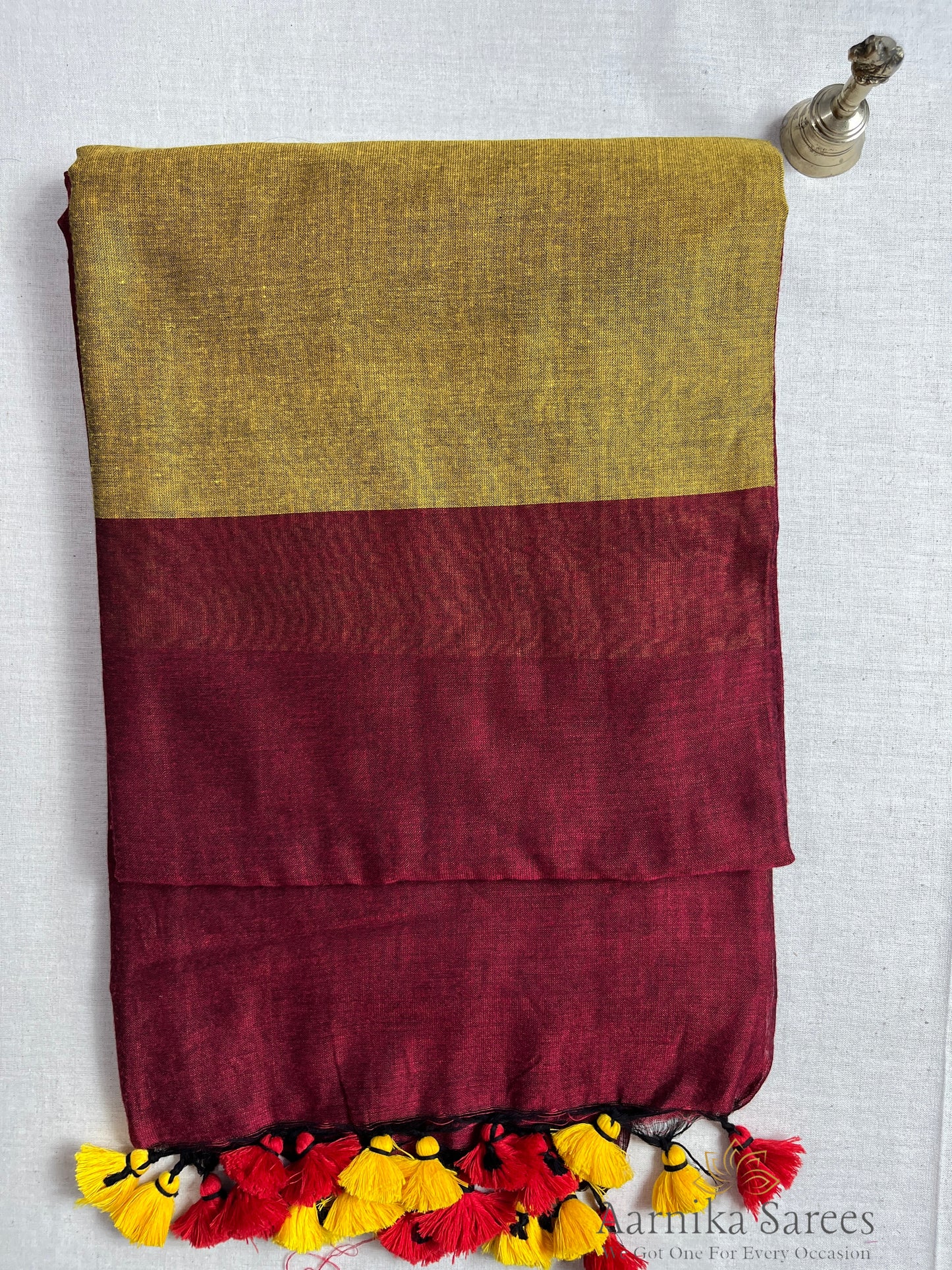 KHADI COTTON SAREE / DUAL SHADE