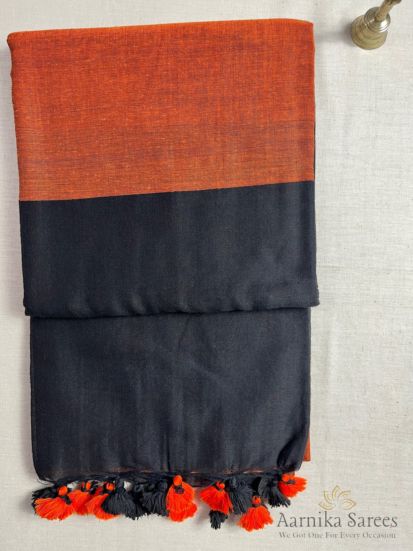 KHADI COTTON SAREE / DUAL SHADE