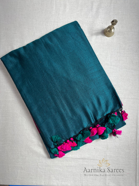 KHADI COTTON SAREE / DUAL SHADE