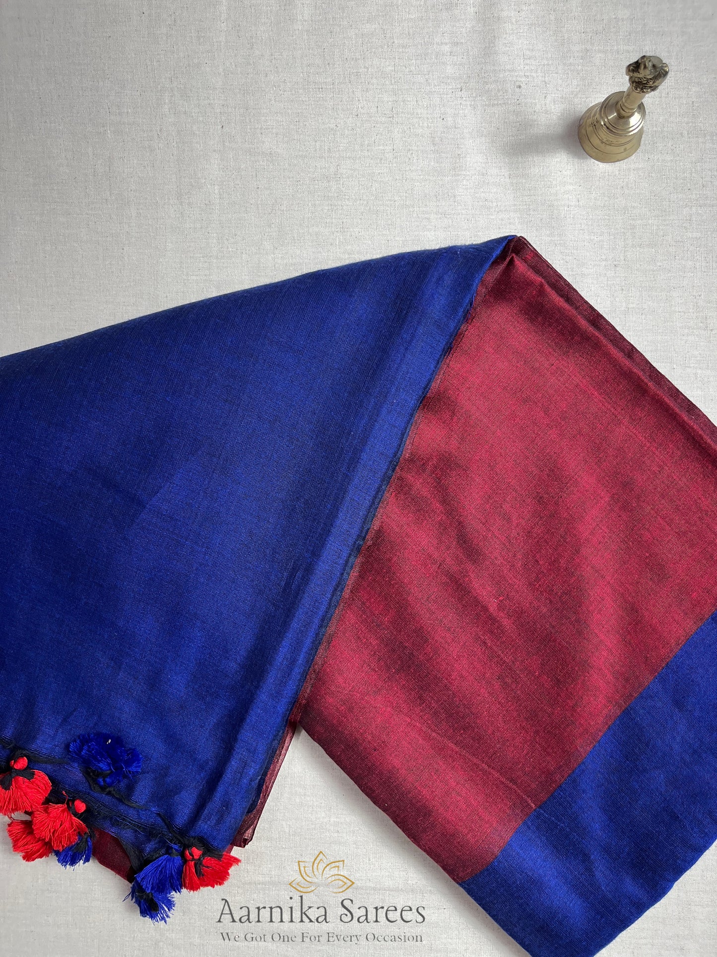 KHADI COTTON SAREE / DUAL SHADE